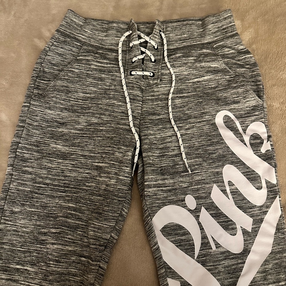 Pink sweat pants